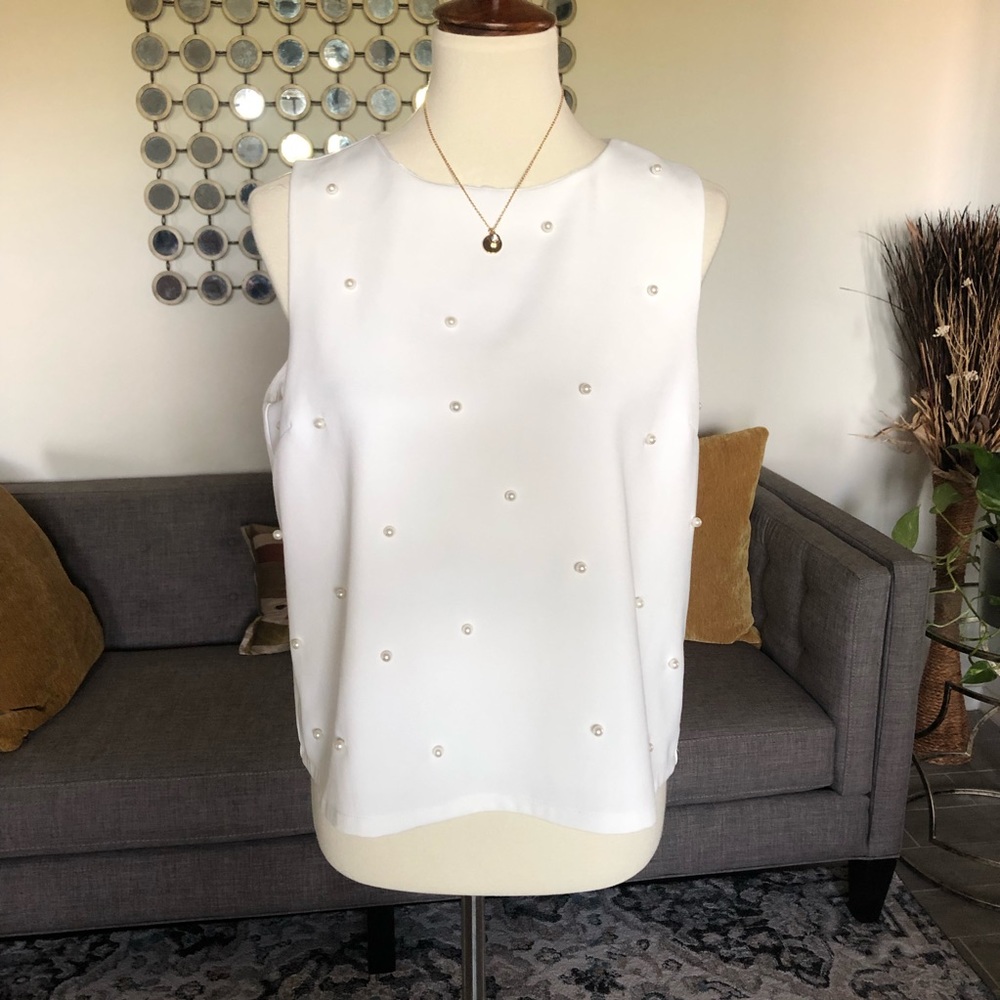 Forever 21 Pearl Accent Blouse